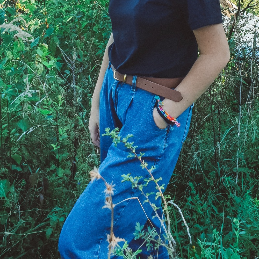 Denim&Co Blue Barrel Jeans